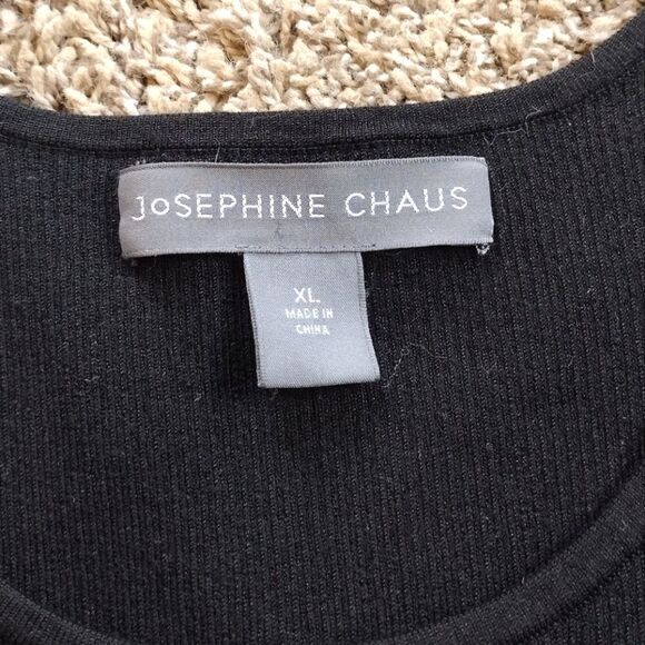 Two Tank Tops, Women's Size XL Josephine Chaus (Black) and Talbots (White) Tanks - Picture 5 of 16